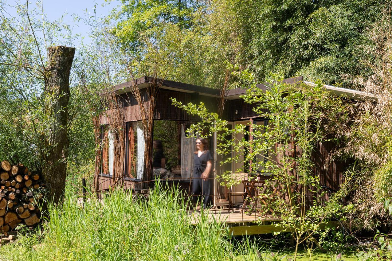 Les Cabanes Des Marais La Madelaine-sous-Montreuil Buitenkant foto